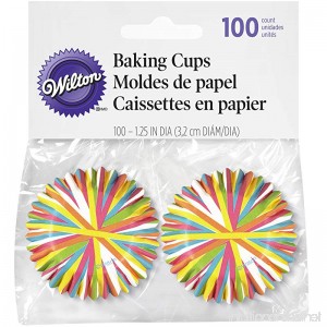 Wilton Color Wheel Mini Baking Cups 100 Count - B007ISQ3S0